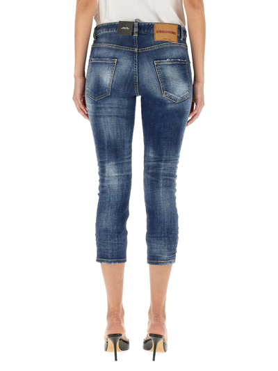 Shop Dsquared2 Jean Cool Girl In Blue