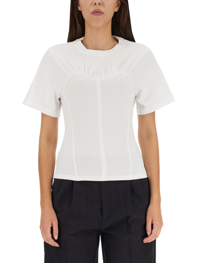 Shop Isabel Marant T-shirt Zazie In White