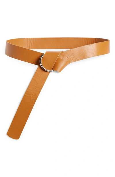 Shop Ada Pia Leather Belt In Sundial