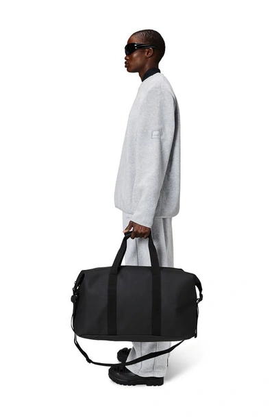 Rains Hilo Waterproof Weekend Bag In Black