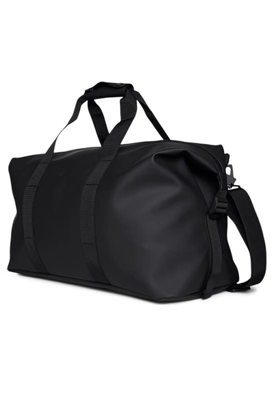 Rains Hilo Waterproof Weekend Bag In Black