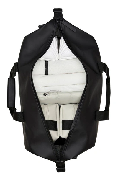 Rains Hilo Waterproof Weekend Bag In Black