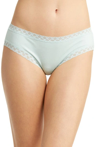 Shop Natori Bliss Cotton Girl Briefs In Mint