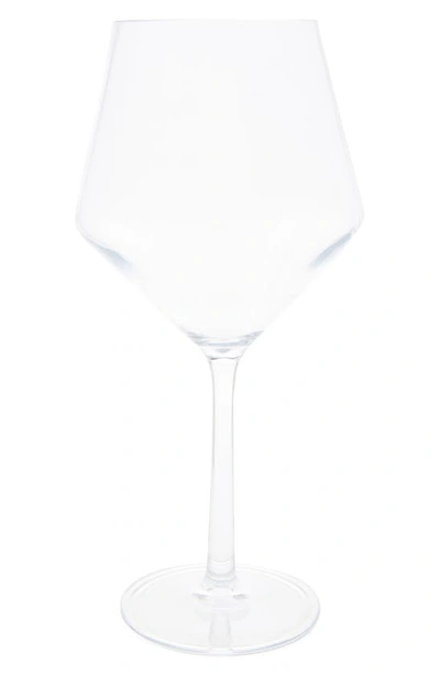 Shop Fortessa Set Of 6 Shatter Resistant Wine Glasses In Clear