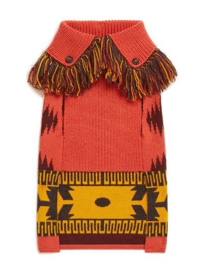 Shop Alanui X Poldo Dog Couture Icon Dog Jumper In Red