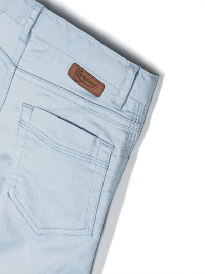 Shop Bonpoint Dewy Straight-leg Jeans In Blue