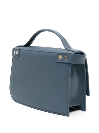 Shop Zanellato Ella Leather Crossbody Bag In Blue