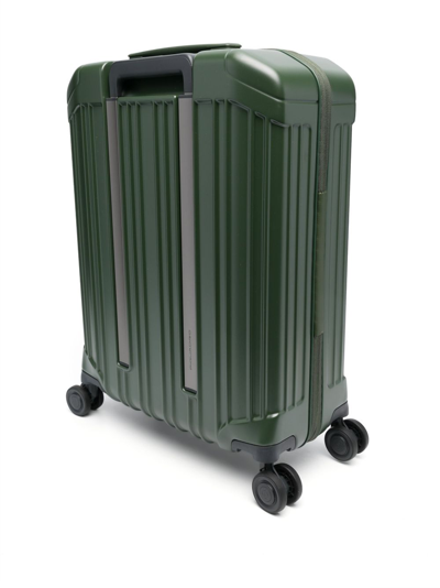 Shop Piquadro Pq-light Logo-lettering Luggage In Green