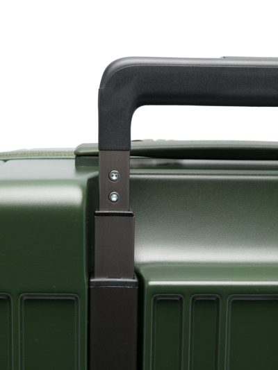 Piquadro Pq-light Logo-lettering Luggage In Green