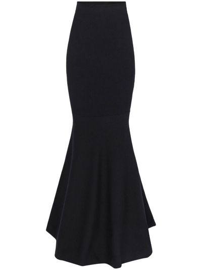 Shop Nina Ricci High-waist Full Skirt In Black