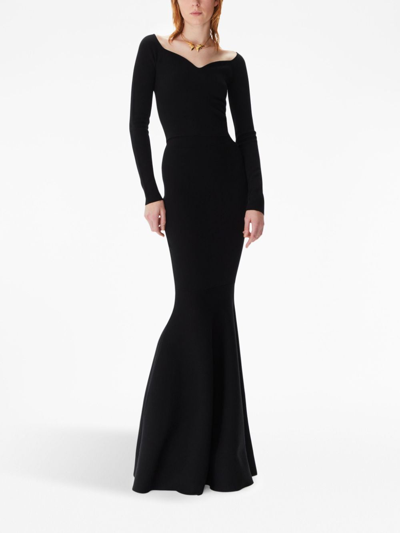 Shop Nina Ricci High-waist Full Skirt In Black