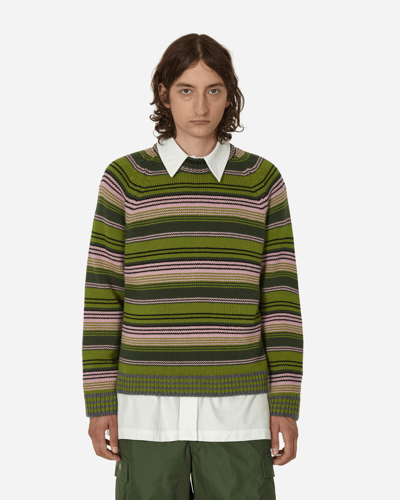 Shop Kenzo Rue Vivienne Crewneck Sweater In Green