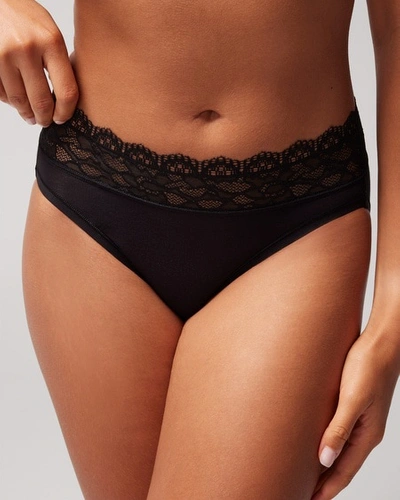 Soma Embraceable Super Soft Enchanting Lace High-leg In Light Nude