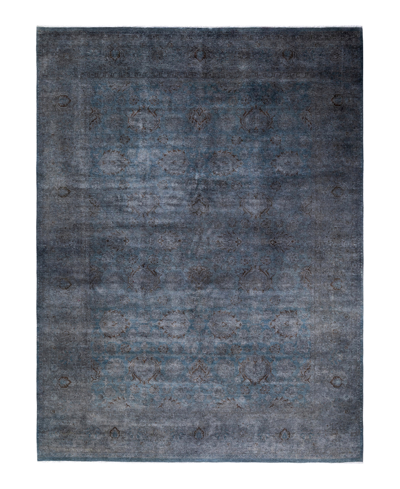 Adorn Hand Woven Rugs Fine Vibrance M1584 9'1" X 11'10" Area Rug In Gray