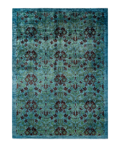 Adorn Hand Woven Rugs Fine Vibrance M1620 9'1" X 11'10" Area Rug In Mist