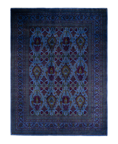 Adorn Hand Woven Rugs Fine Vibrance M1591 10'1" X 13'6" Area Rug In Blue