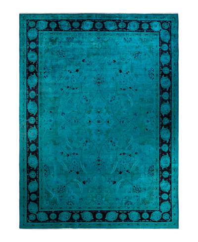 Adorn Hand Woven Rugs Fine Vibrance M1494 10'1" X 13'8" Area Rug In Green