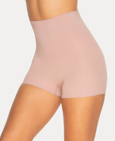 Felina Fusion High Waist Shaper Briefs In Rose Tan