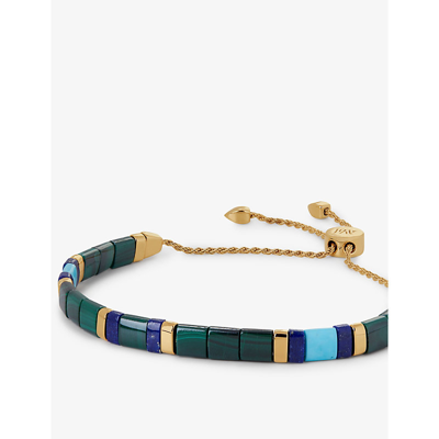 Monica Vinader Womens Yellow Gold Delphi 18ct Yellow-gold Vermeil Plated Recycled Sterling- Silver A In Yellow Gold