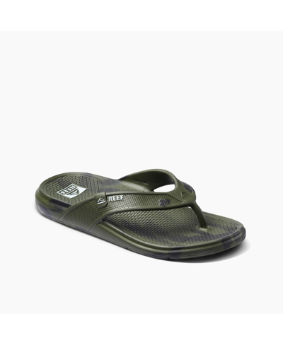 Shop Reef Men's Oasis Comfort Fit Sandals In Olive Marble