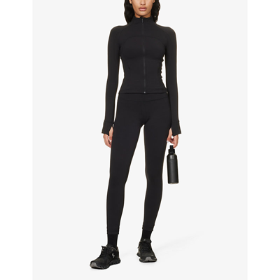 Lululemon Its Rulu Run Cropped-oberteil In Black