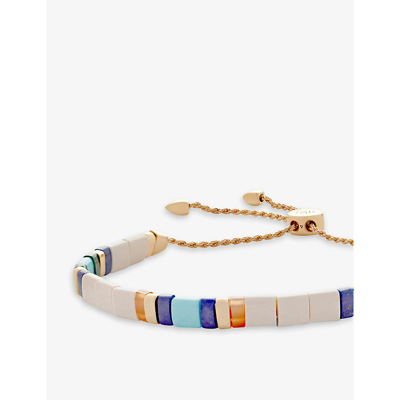 Monica Vinader Womens Yellow Gold Delphi 18ct Recycled Yellow Gold-plated Vermeil Recycled Sterling- In Yellow Gold