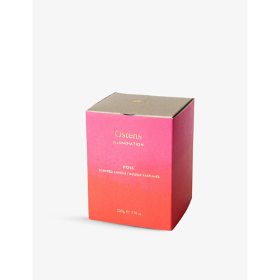 Shop None Ostens Illumination Rose Scented Candle 220g