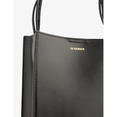 Shop Jil Sander Tangle Small Leather Cross-body Bag In 1