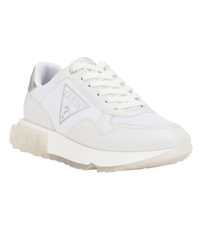 Guess Melany Retro Sneaker In White