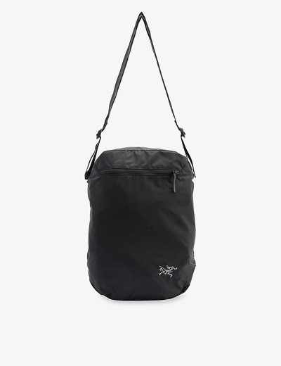 Shop Arc'teryx Arcteryx Black Heliad Logo-embroidered Ripstop Tote Bag