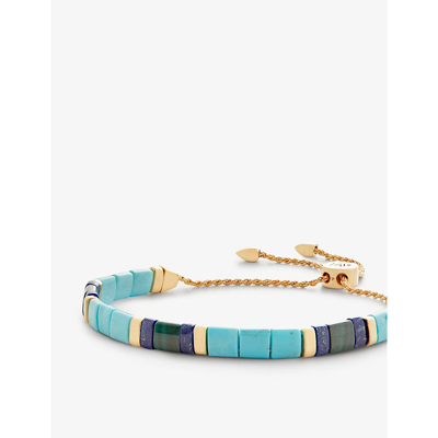 Monica Vinader Womens Yellow Gold Delphi 18ct Yellow Gold-plated Vermeil Recycled Sterling-silver An In Yellow Gold