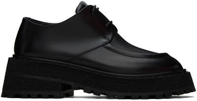 Shop Marsèll Black Carro Derbys In 666 Black