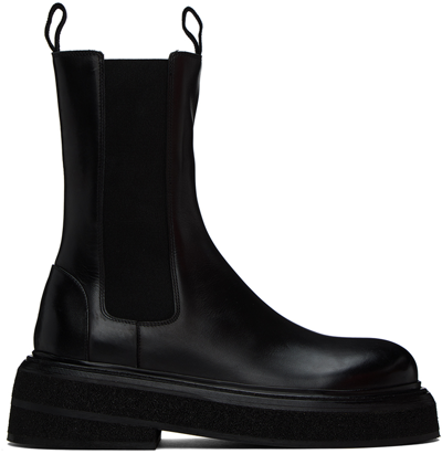 Shop Marsèll Black Zuccone Boots