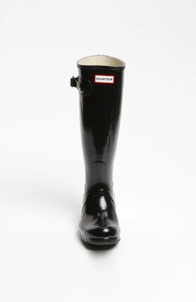 Shop Hunter Original High Gloss Waterproof Boot In Black