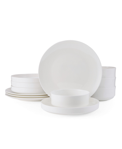 Shop Mikasa Macie Dinnerware Set, 12 Piece In White