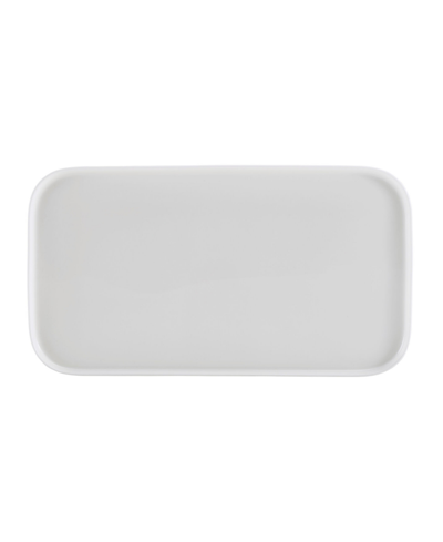 Shop Mikasa Samantha Rectangular Platter In White