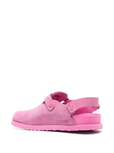 Shop Birkenstock Tokio Ii Leather Sandals In Pink