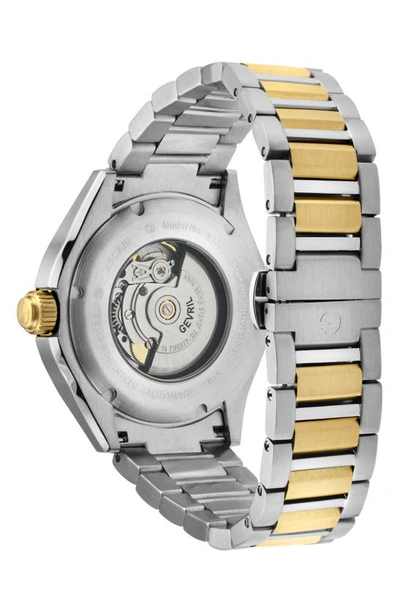 Gevril Ascari Swiss Automatic Bracelet Watch, 42mm In Two Tone