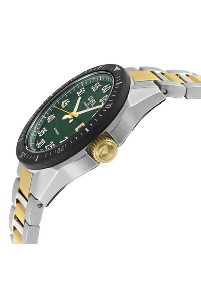 Gevril Ascari Swiss Automatic Bracelet Watch, 42mm In Two Tone