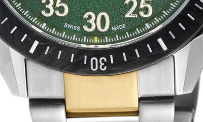 Gevril Ascari Swiss Automatic Bracelet Watch, 42mm In Two Tone
