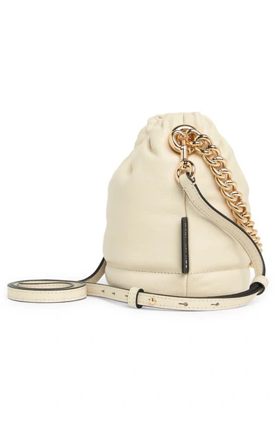 Shop Marc Jacobs Small Bucket Bag In Marshmallow