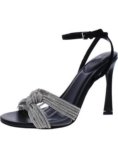 Shop Marc Fisher Ltd Canellie Womens Rhinestone Ankle Strap Pumps In Black