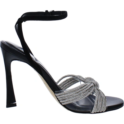 Shop Marc Fisher Ltd Canellie Womens Rhinestone Ankle Strap Pumps In Black