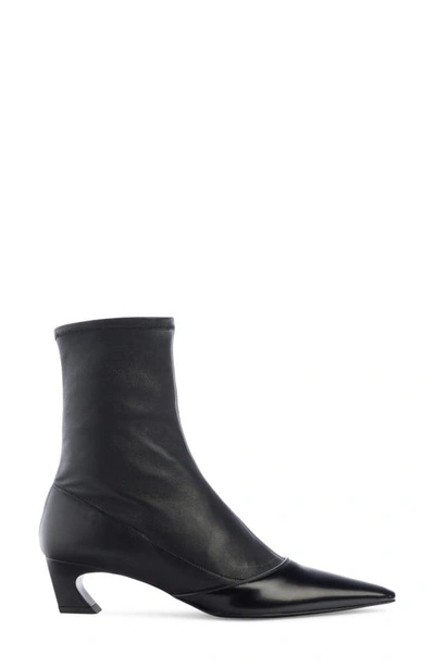 Shop Acne Studios Bano Cap Toe Ankle Boot In Black