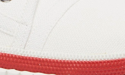 Shop Christian Louboutin Pedro Junior Flat Low Top Sneaker In Wh01 White