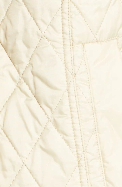 Shop Barbour Beadnell Summer Quilted Jacket In Pearl