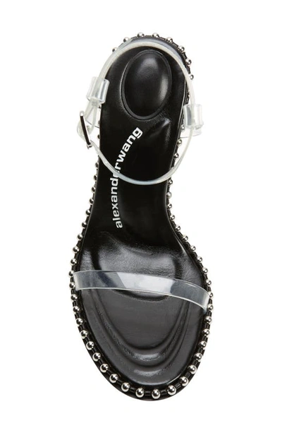Shop Alexander Wang Nova Studded Ankle Strap Sandal In Black