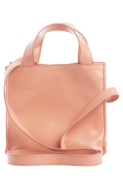 Shop Acne Studios Mini East/west Tote Bag In Salmon Pink