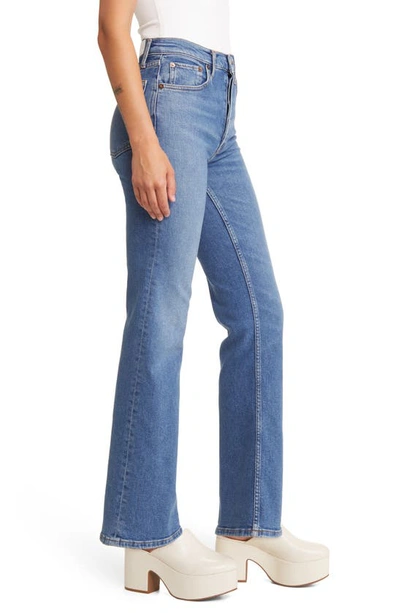 Shop Re/done '70s High Waist Ankle Bootcut Jeans In Anti Fade