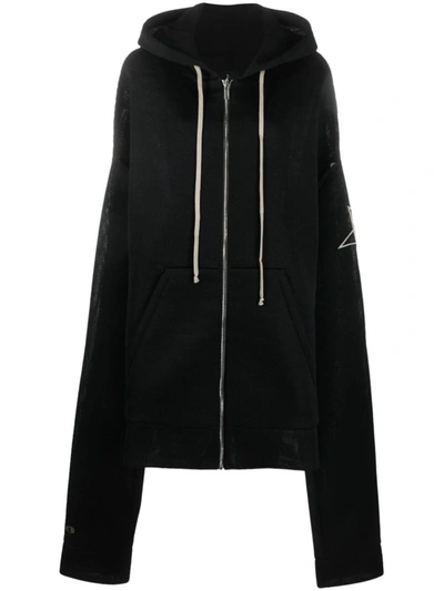 Shop Rick Owens X Champion Hooded Jacket In Black